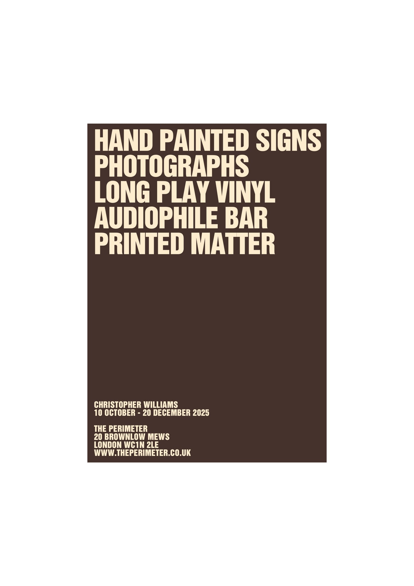 CHRISTOPHER WILLIAMS