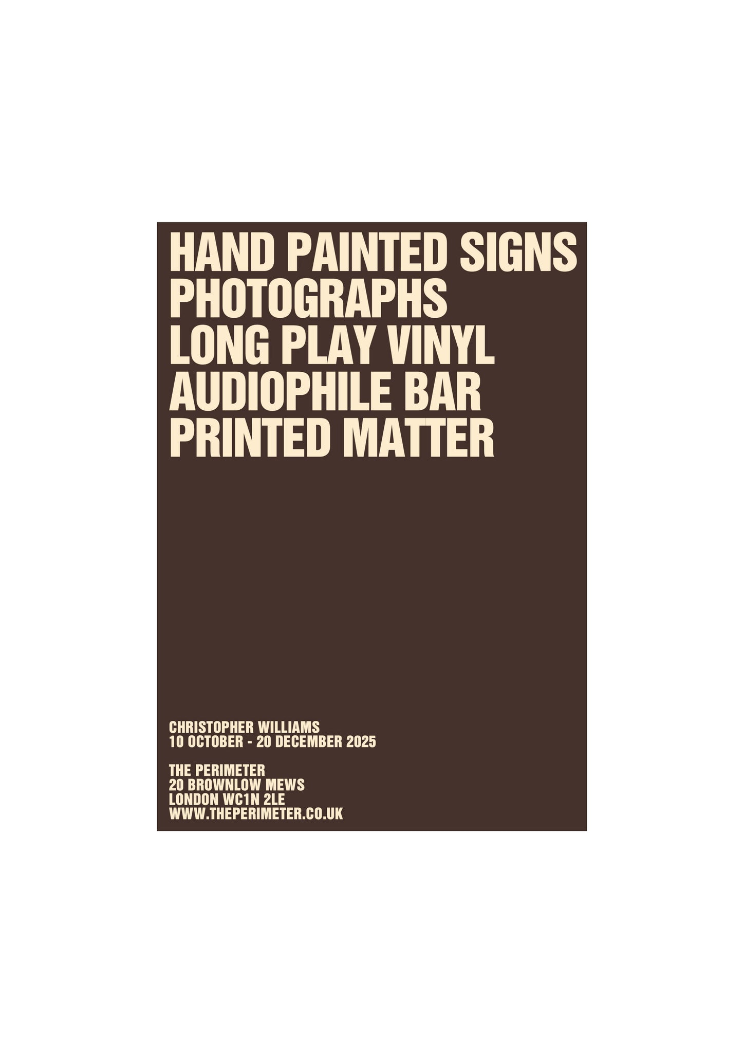 CHRISTOPHER WILLIAMS